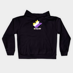 Non-Binary Earper Pride Maple Leaf - Wynonna Earp Kids Hoodie